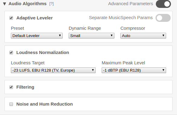 Auphonic Blog Auphonic Adaptive Leveler Customization Beta Update