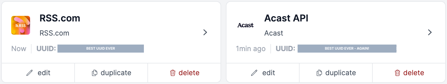 External Services in the Interface